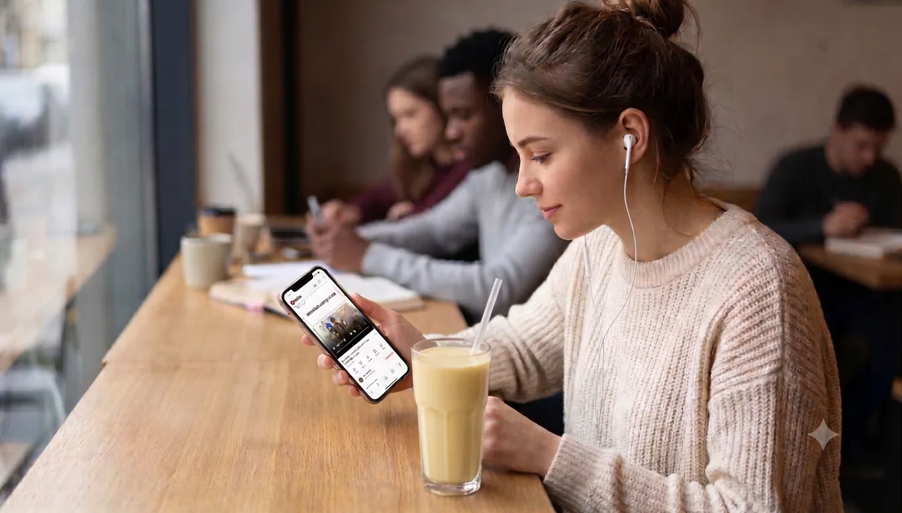 Mobile app with a 5–10 minute video lesson